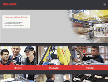 Tablet Screenshot of binarolofstrom.se